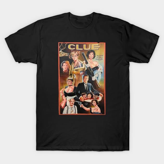 Clue poster art T-Shirt by alea crew